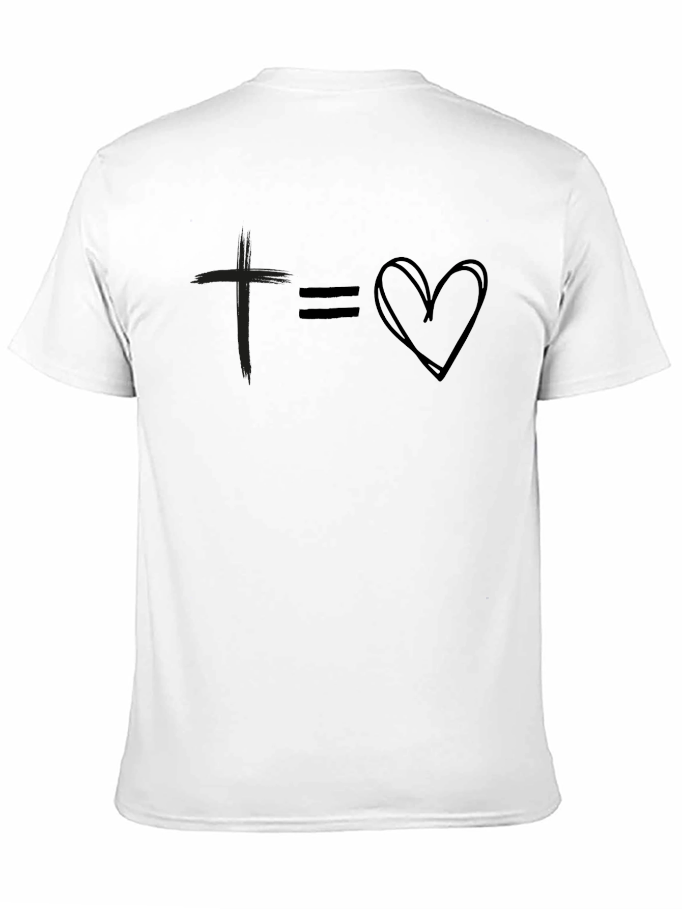 Faith Equals Love Graphic Tee - Unisex Soft Cotton