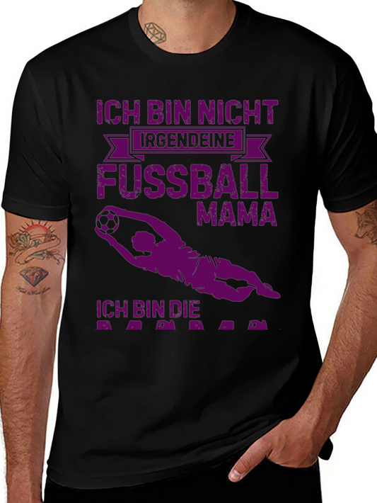 Soccer Mom Goalie Graphic Tee - Funny German T-Shirt