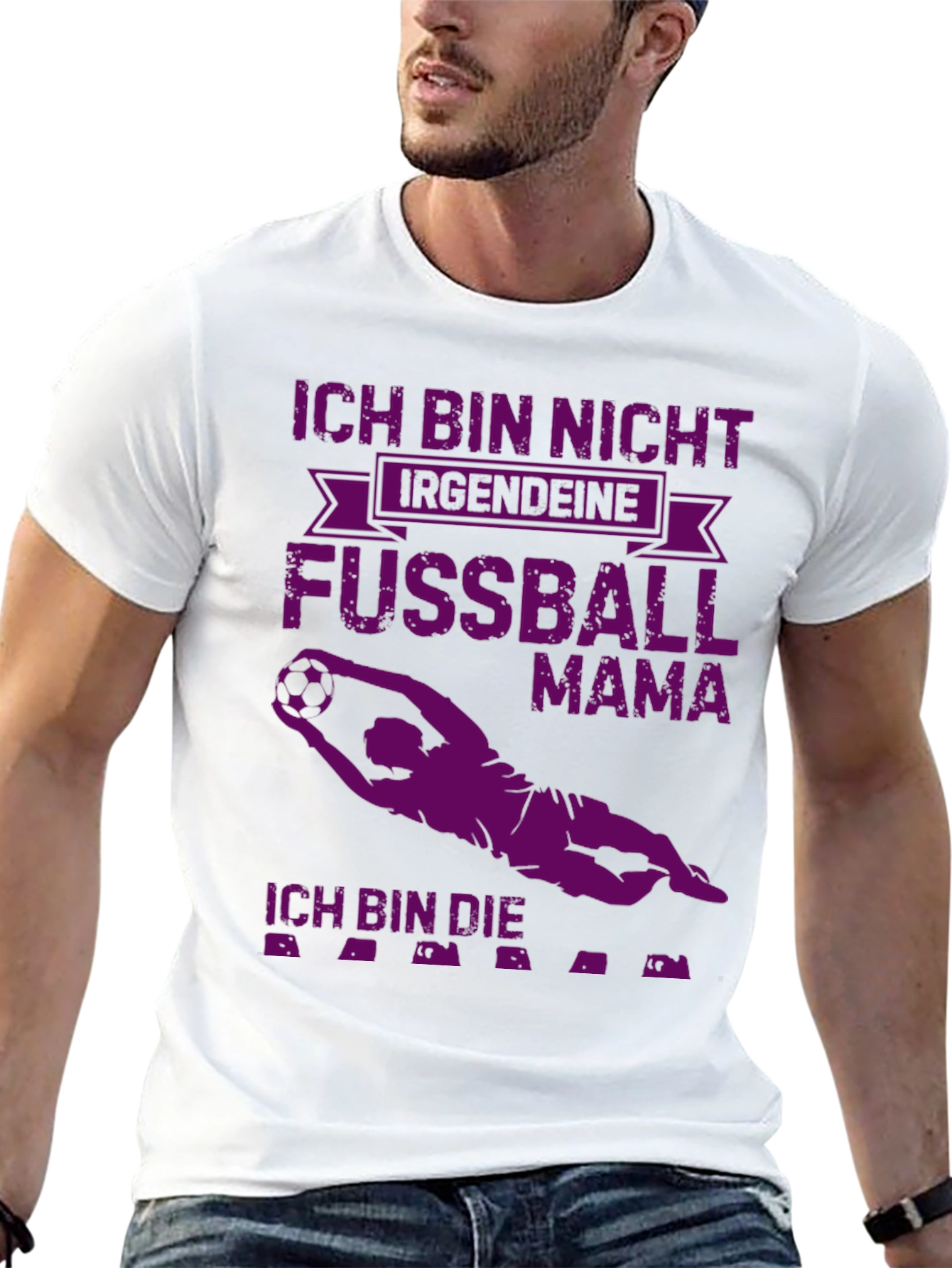 Soccer Mom Goalie Graphic Tee - Funny German T-Shirt