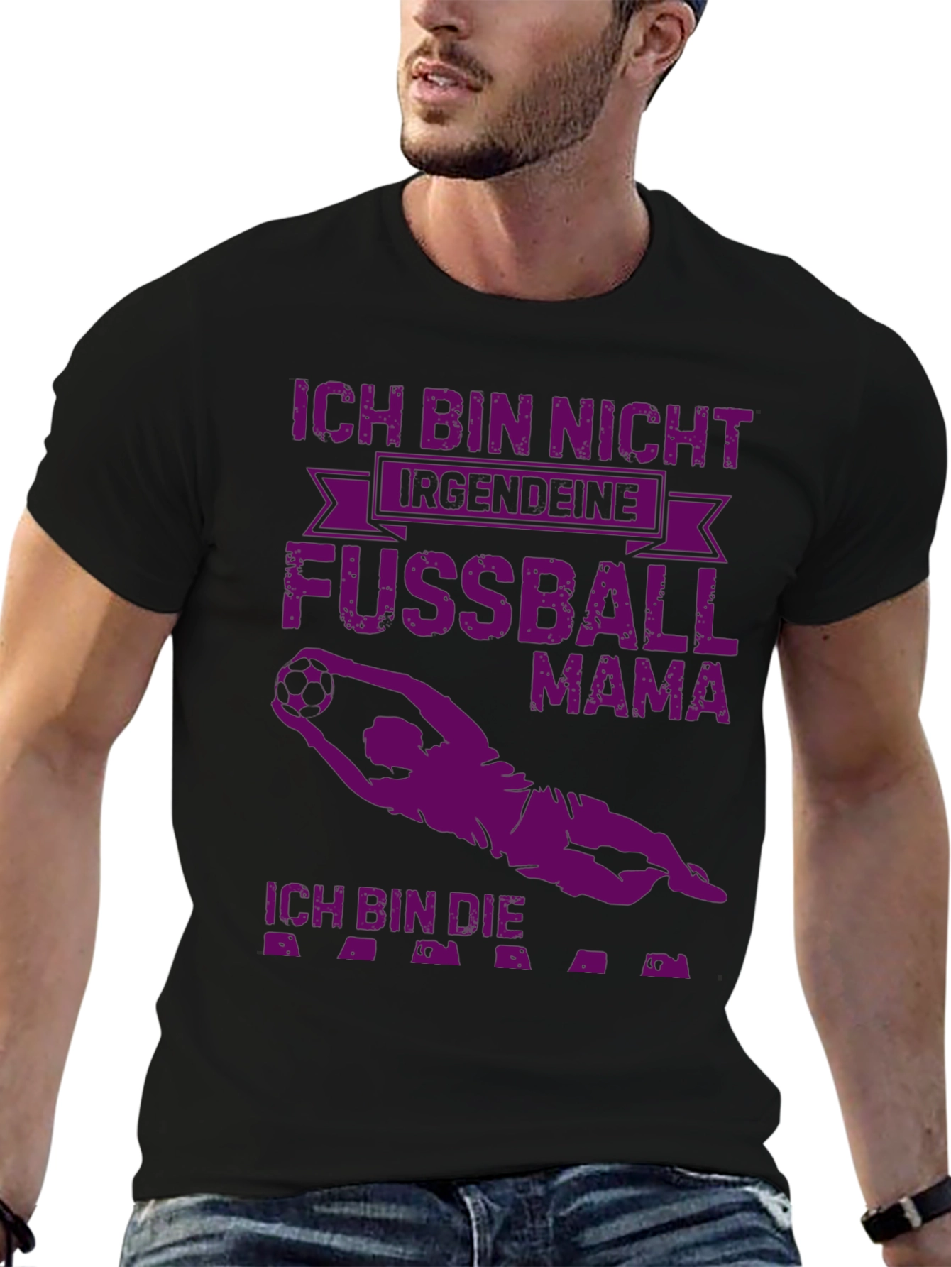 Soccer Mom Goalie Graphic Tee - Funny German T-Shirt
