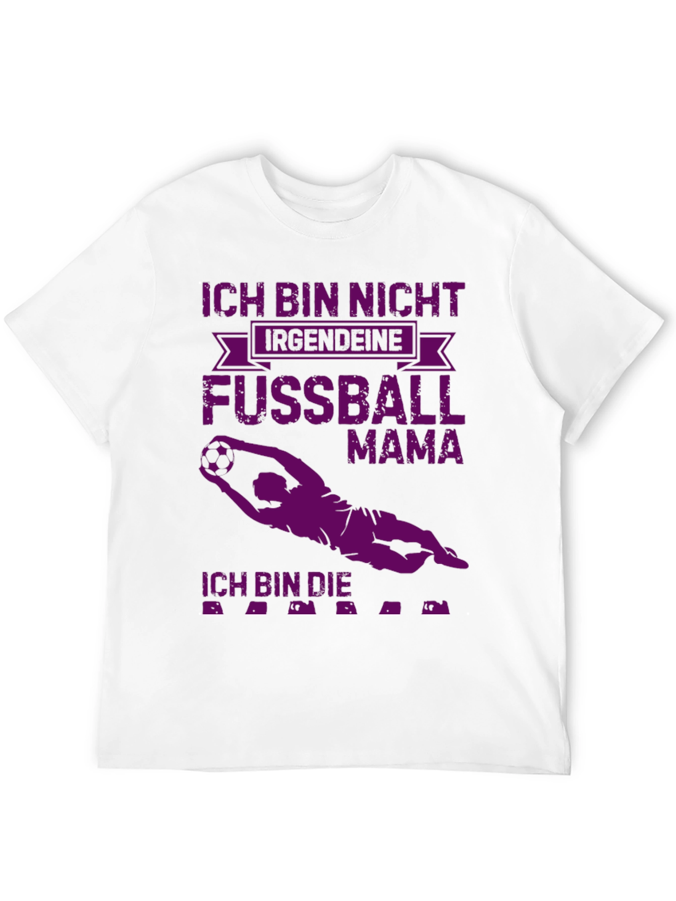 Soccer Mom Goalie Graphic Tee - Funny German T-Shirt