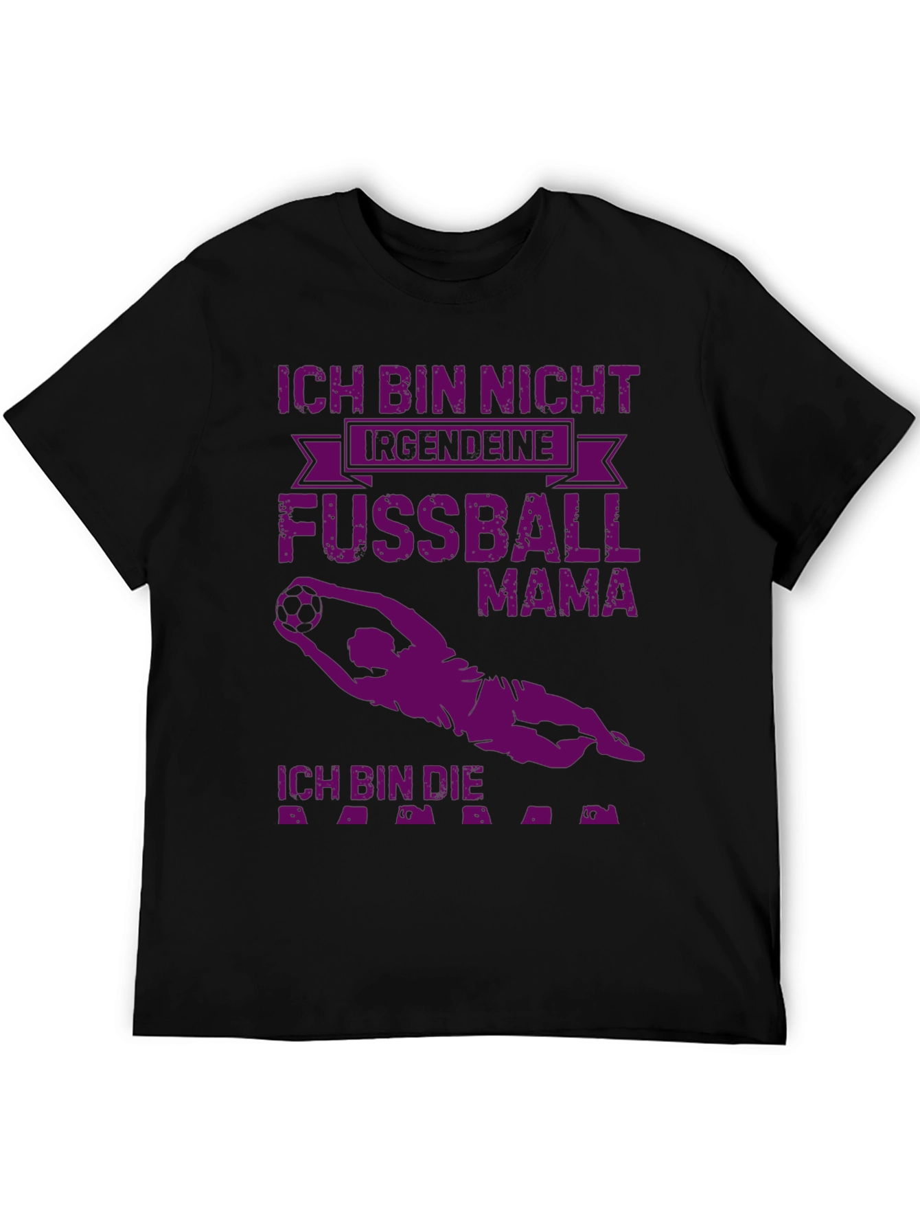 Soccer Mom Goalie Graphic Tee - Funny German T-Shirt