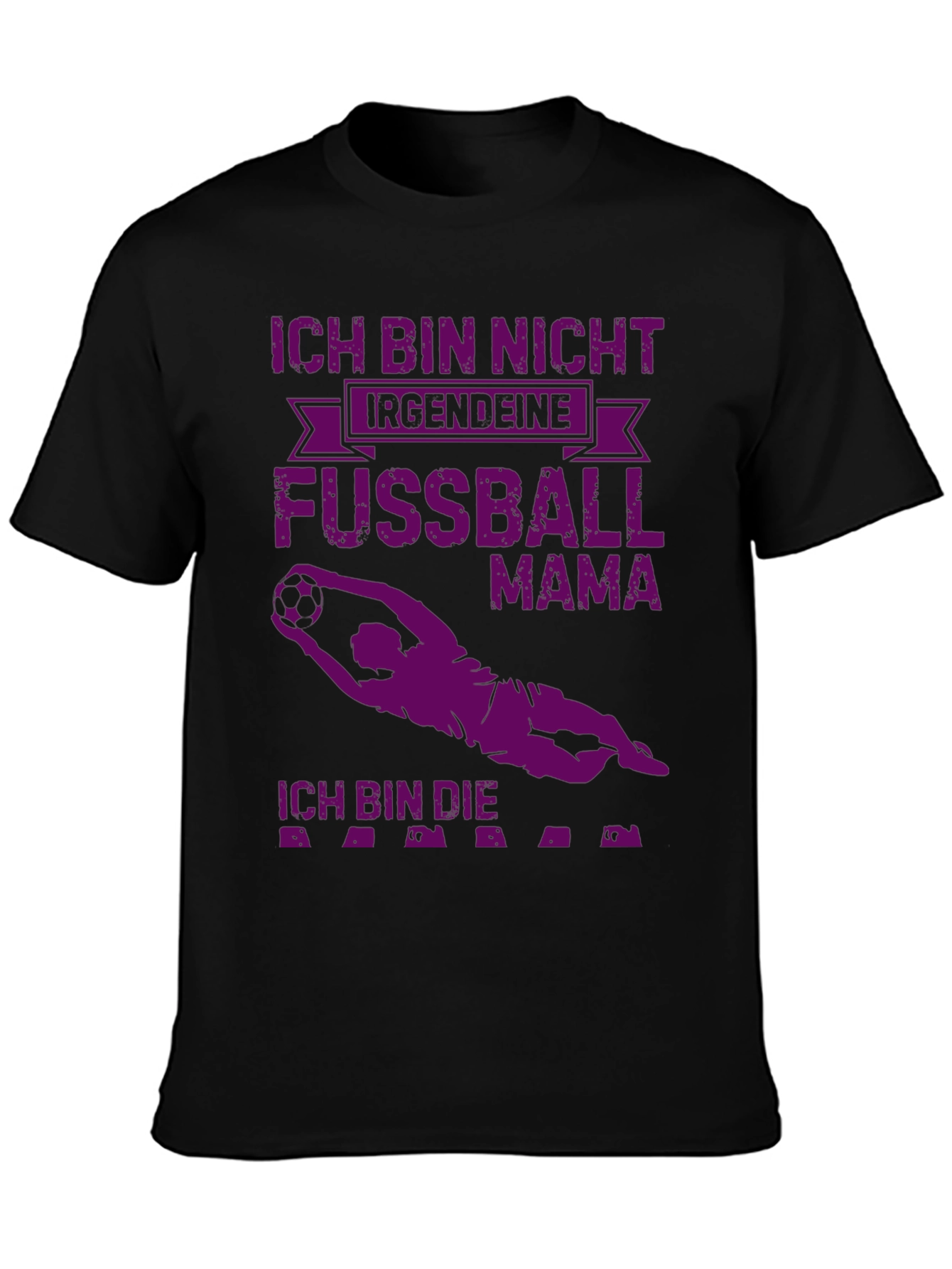 Soccer Mom Goalie Graphic Tee - Funny German T-Shirt