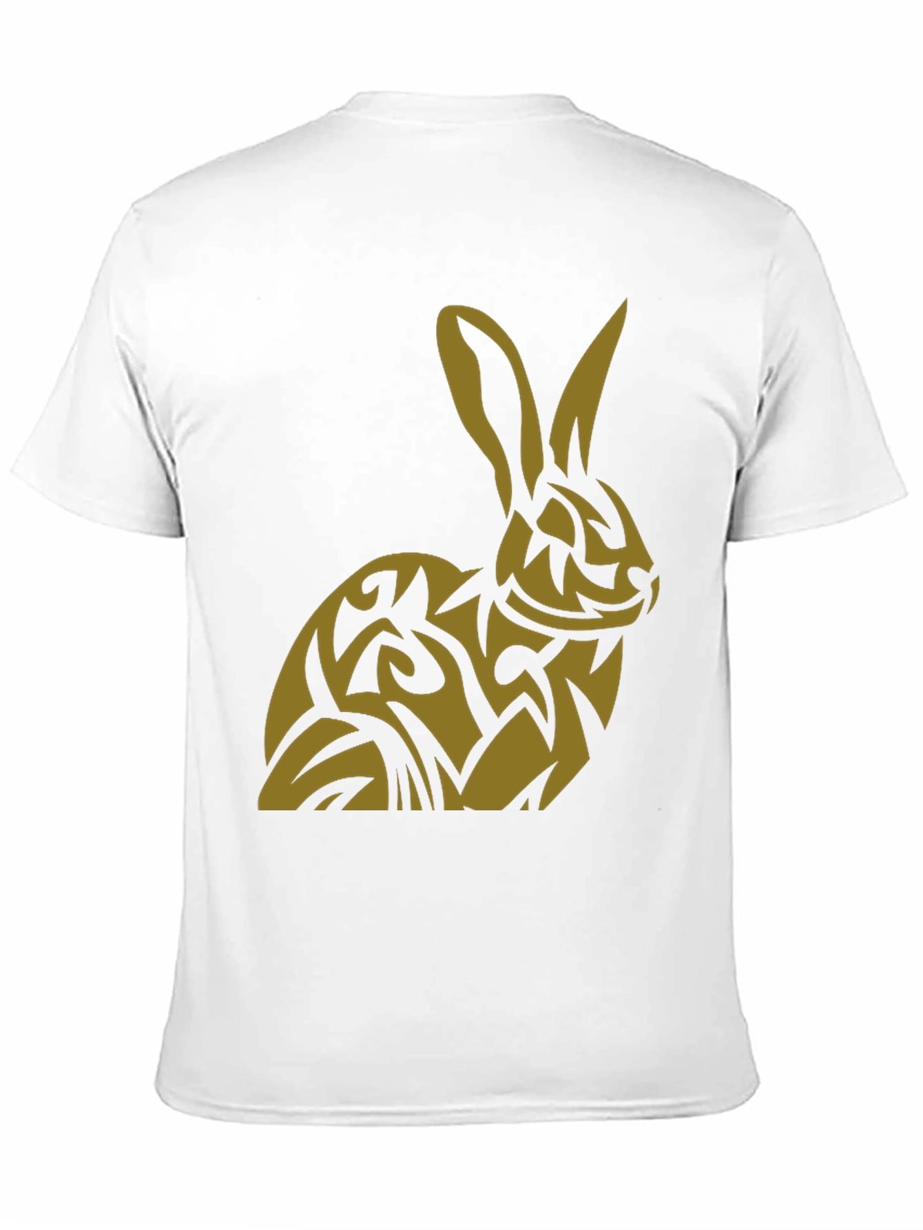 Rabbit Tribal Tattoo Style Graphic T-Shirt
