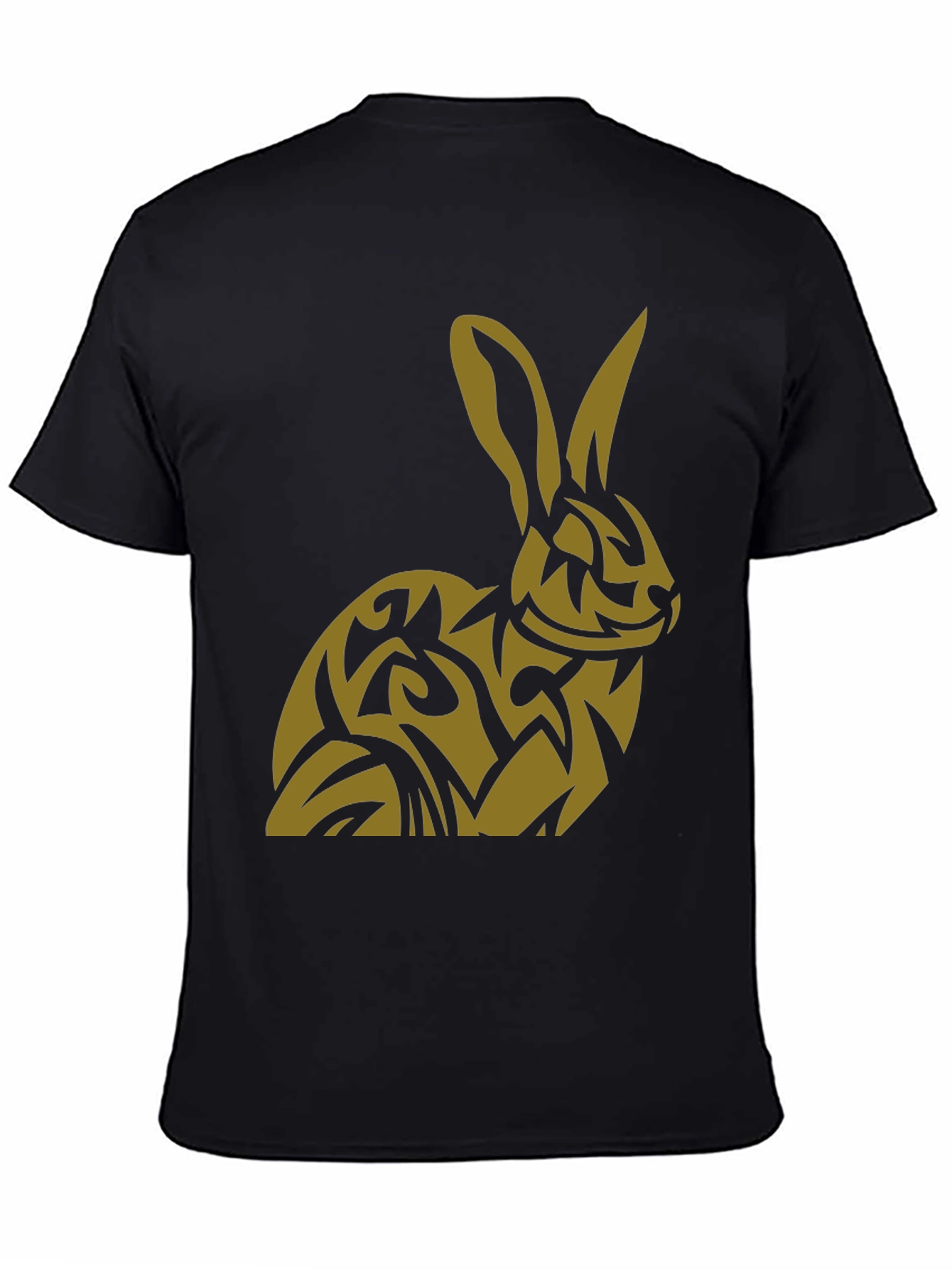 Rabbit Tribal Tattoo Style Graphic T-Shirt