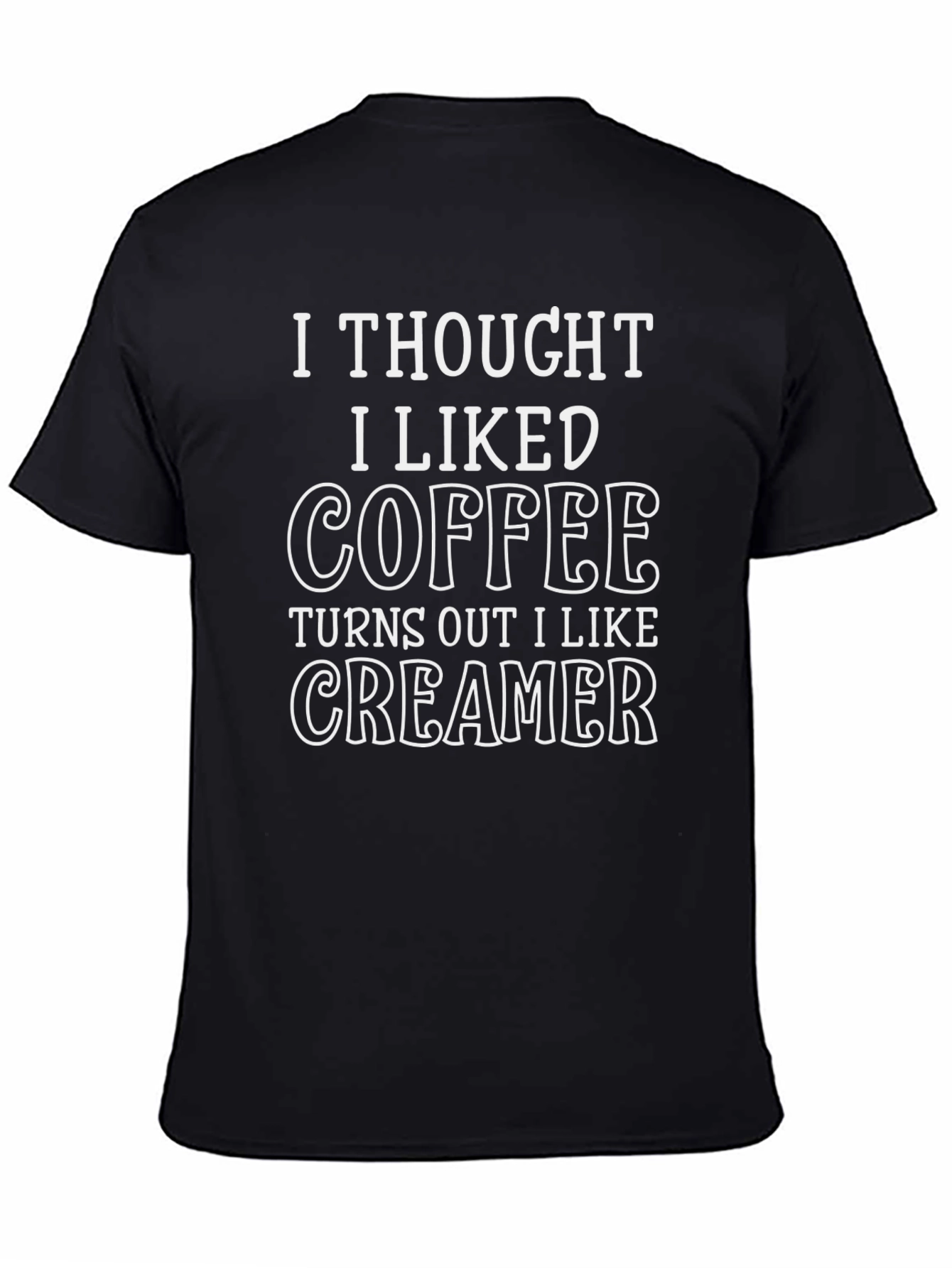 Coffee Creamer T-Shirt Funny Drink Lover Tee