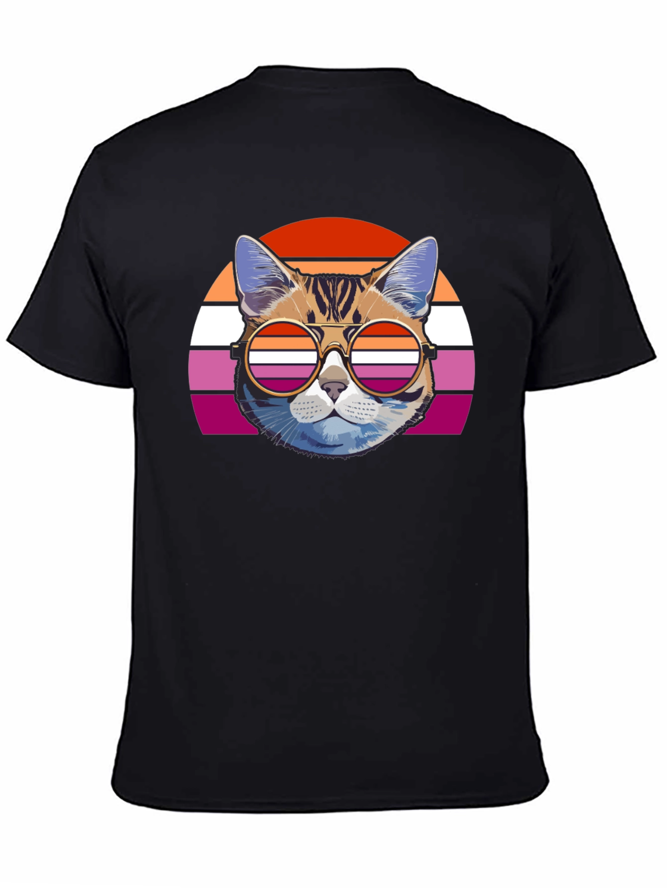 Retro Lesbian Cat T-Shirt