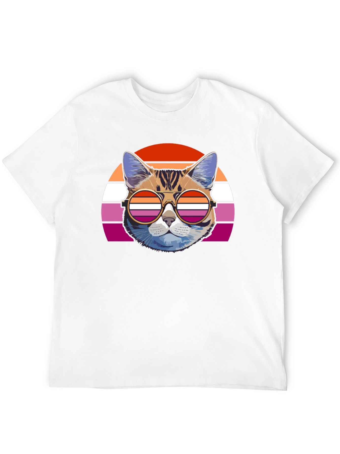 Retro Lesbian Cat T-Shirt