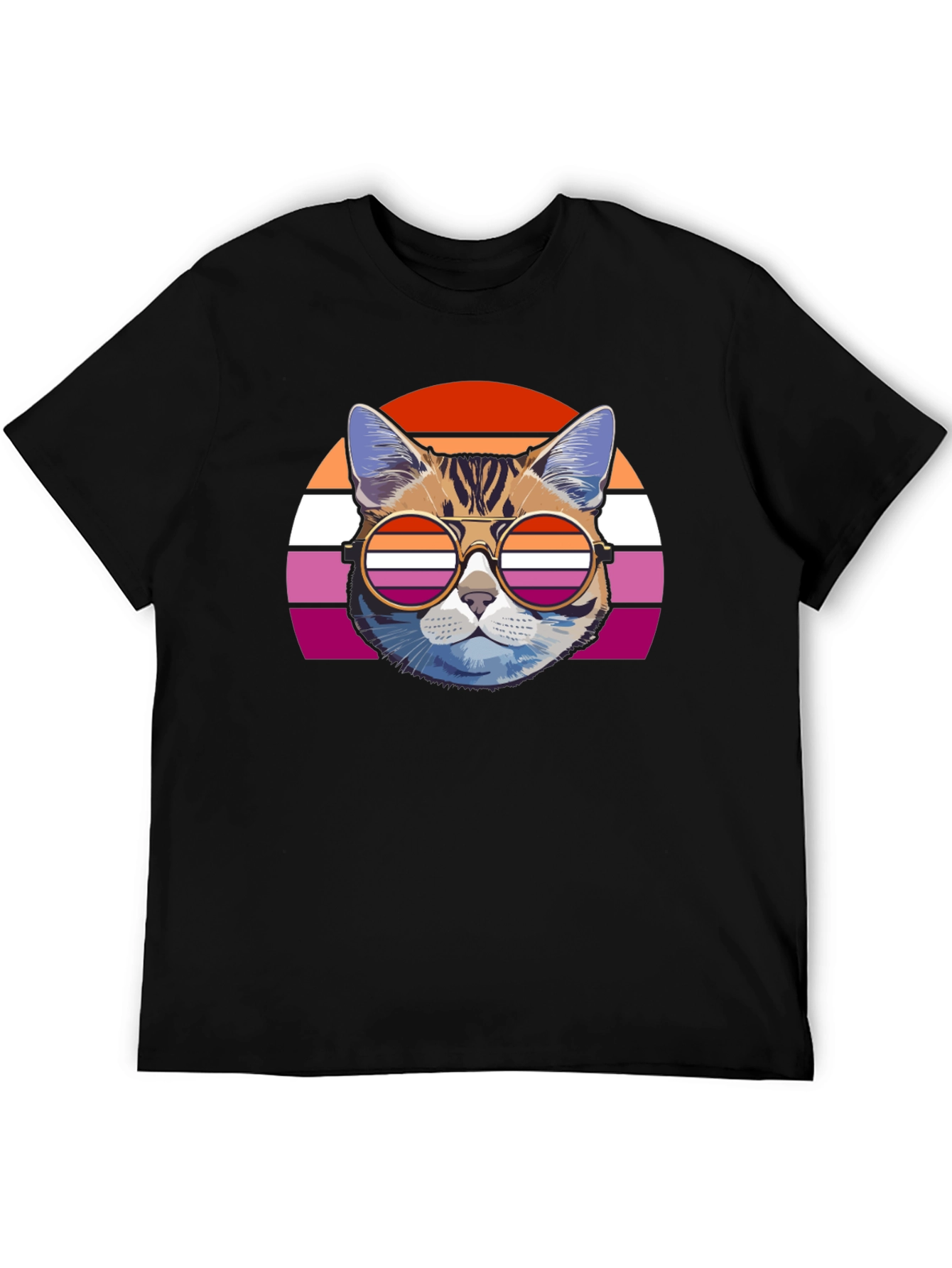 Retro Lesbian Cat T-Shirt
