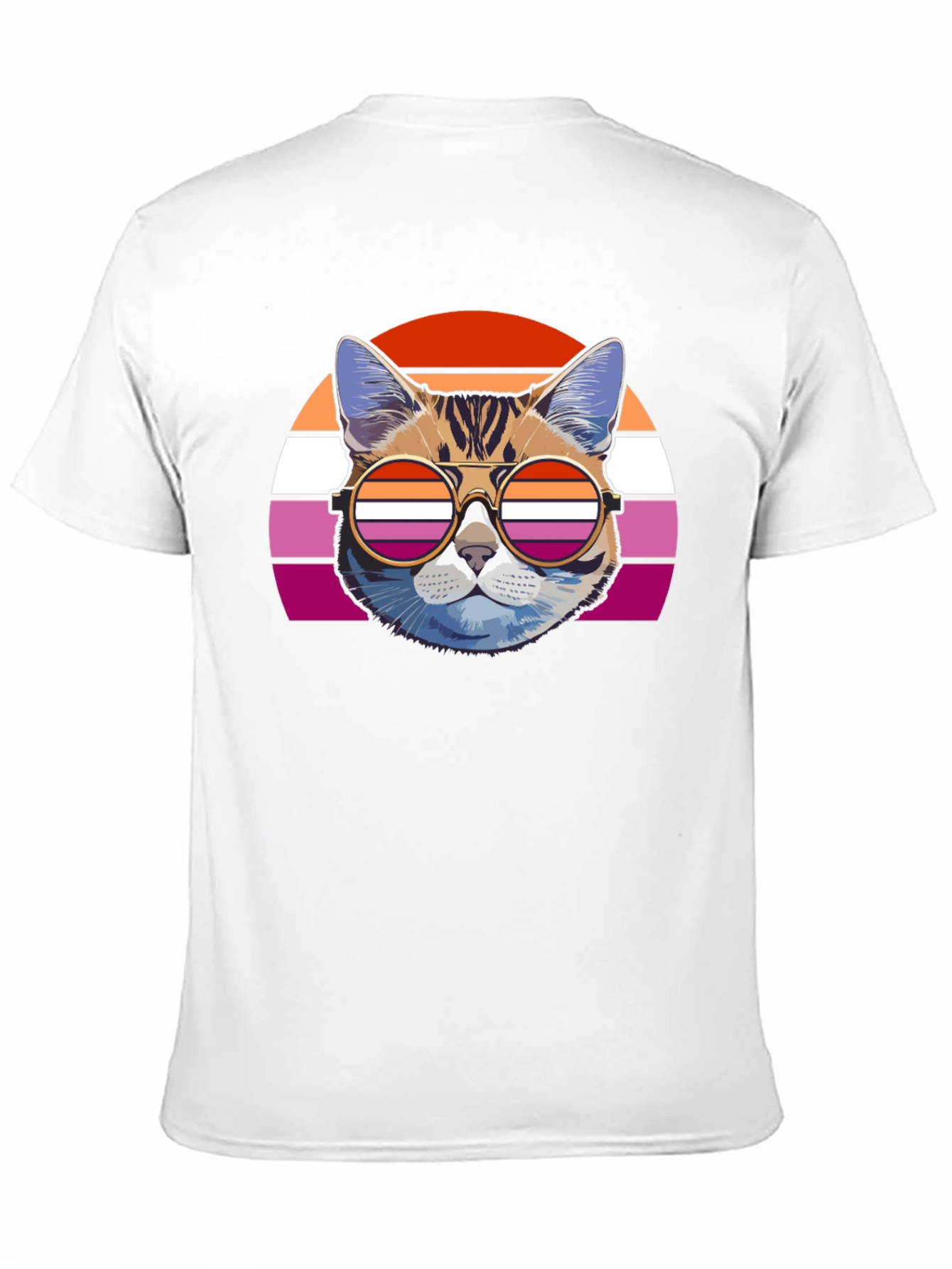 Retro Lesbian Cat T-Shirt