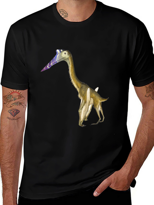Dinosaur Graphic Tee - Quirky Black T-Shirt