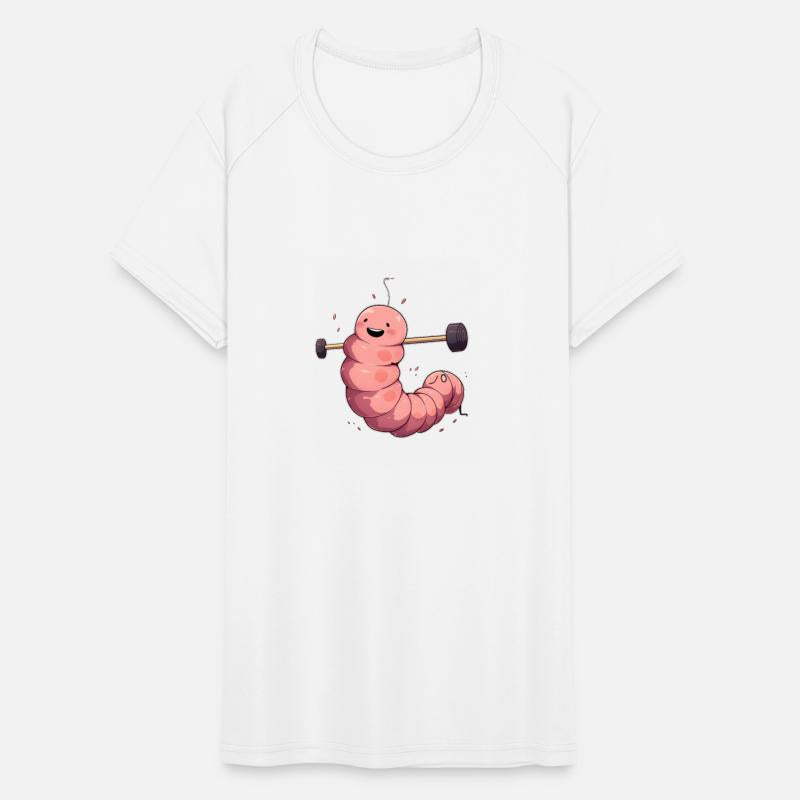 Earthworm Gym Fitness Bodybuilding Worm Kawaii