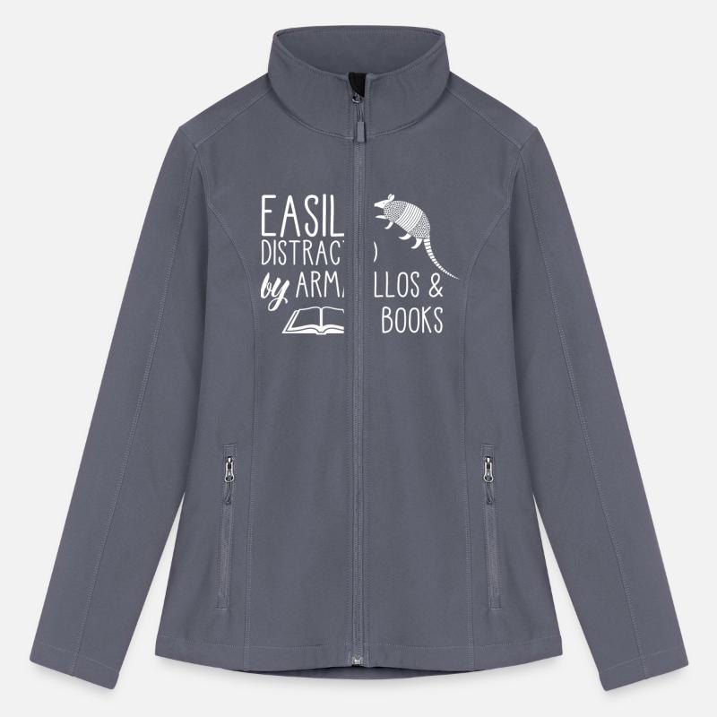 EASILY DISTRACTED by ARMADILLOS & BOOKS