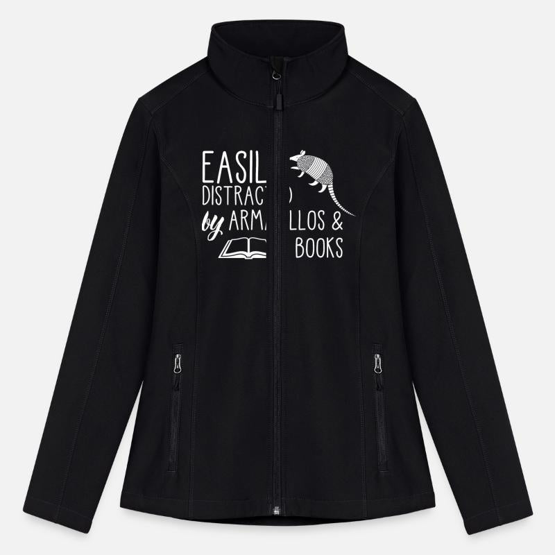 EASILY DISTRACTED by ARMADILLOS & BOOKS