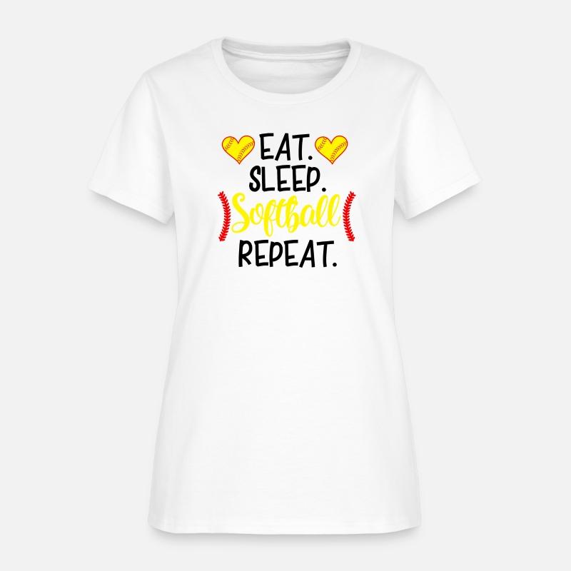 eat sleep SOFTBALL repeat