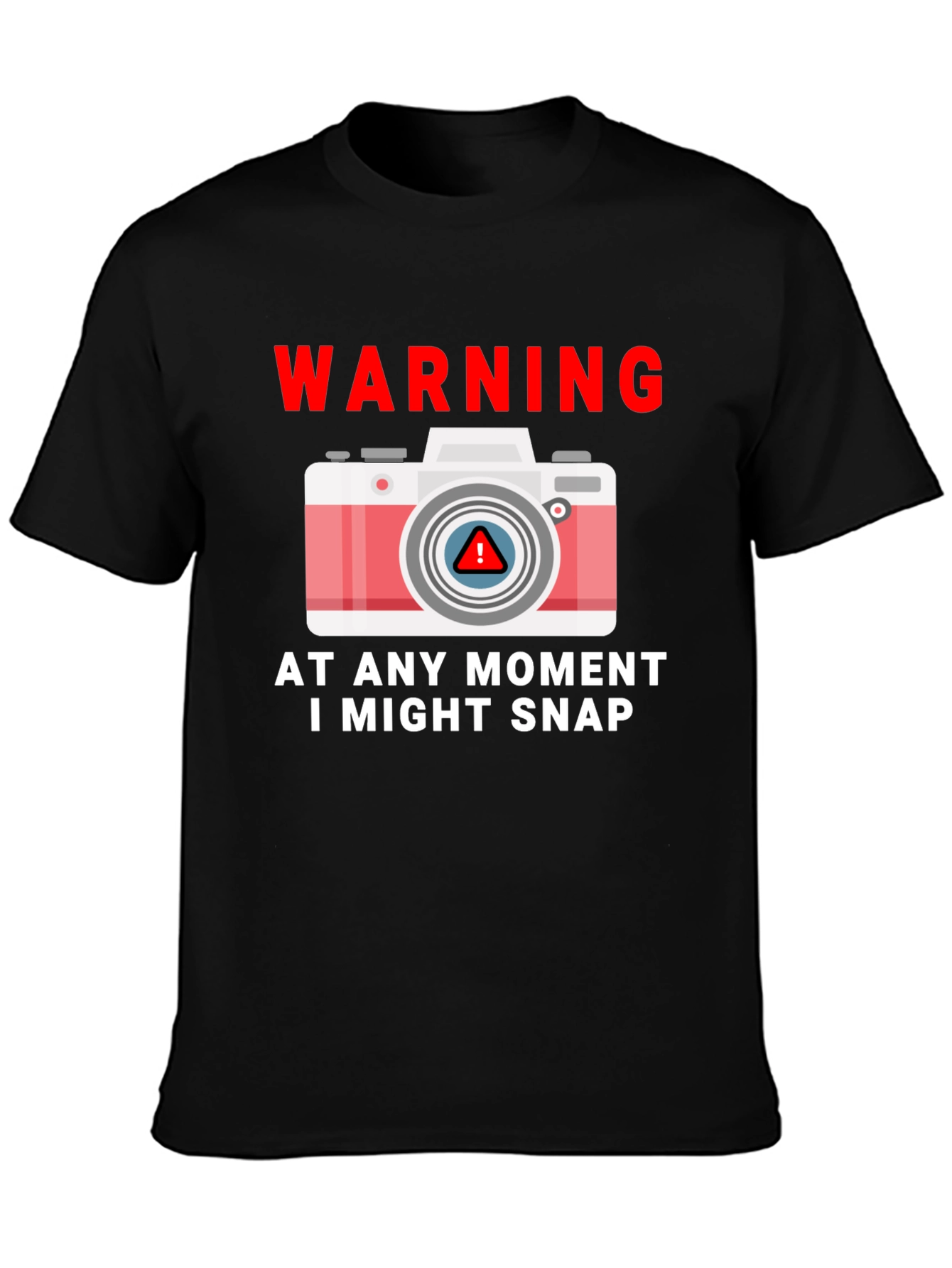Warning Snap T-Shirt