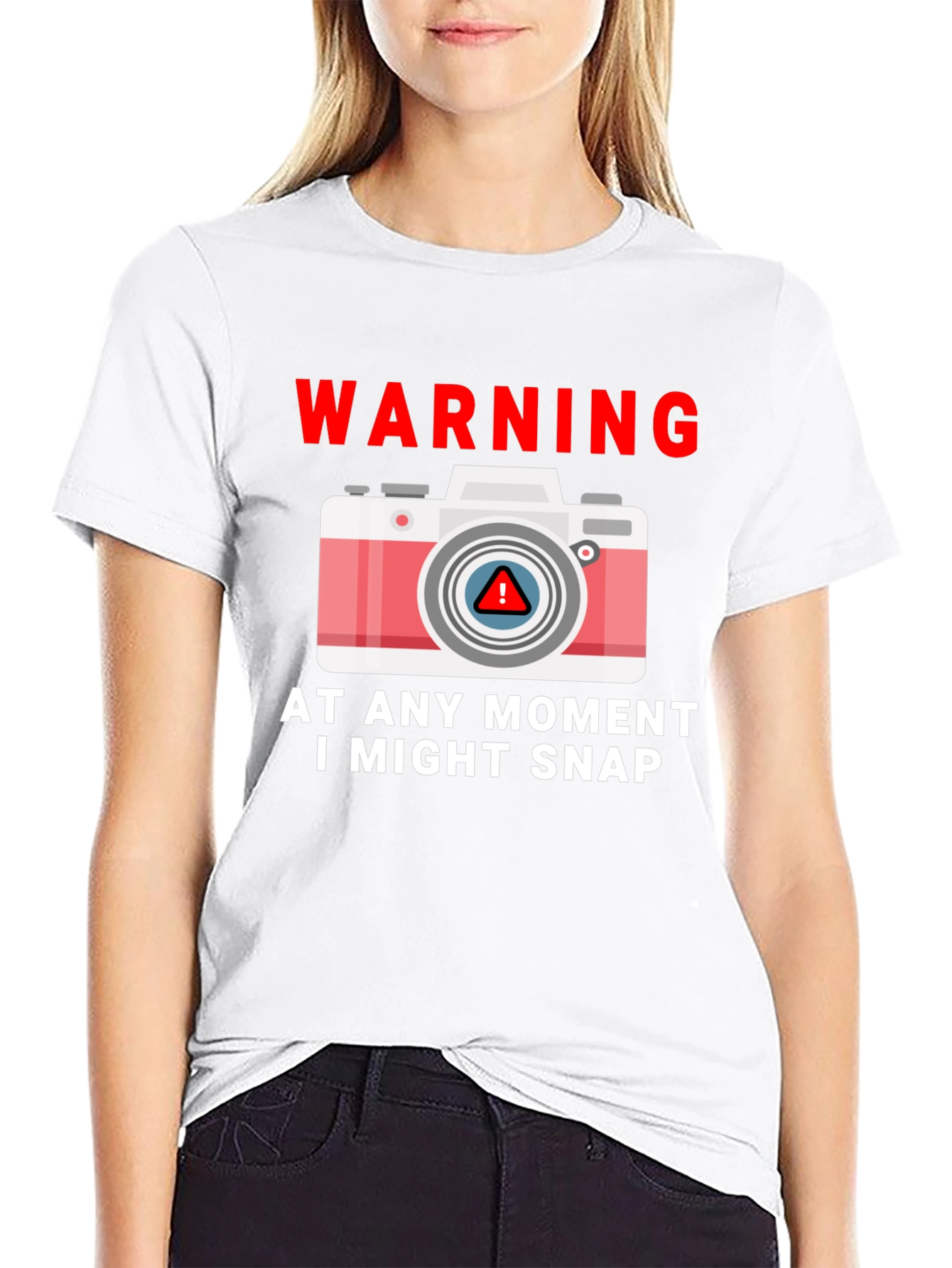 Warning Snap T-Shirt