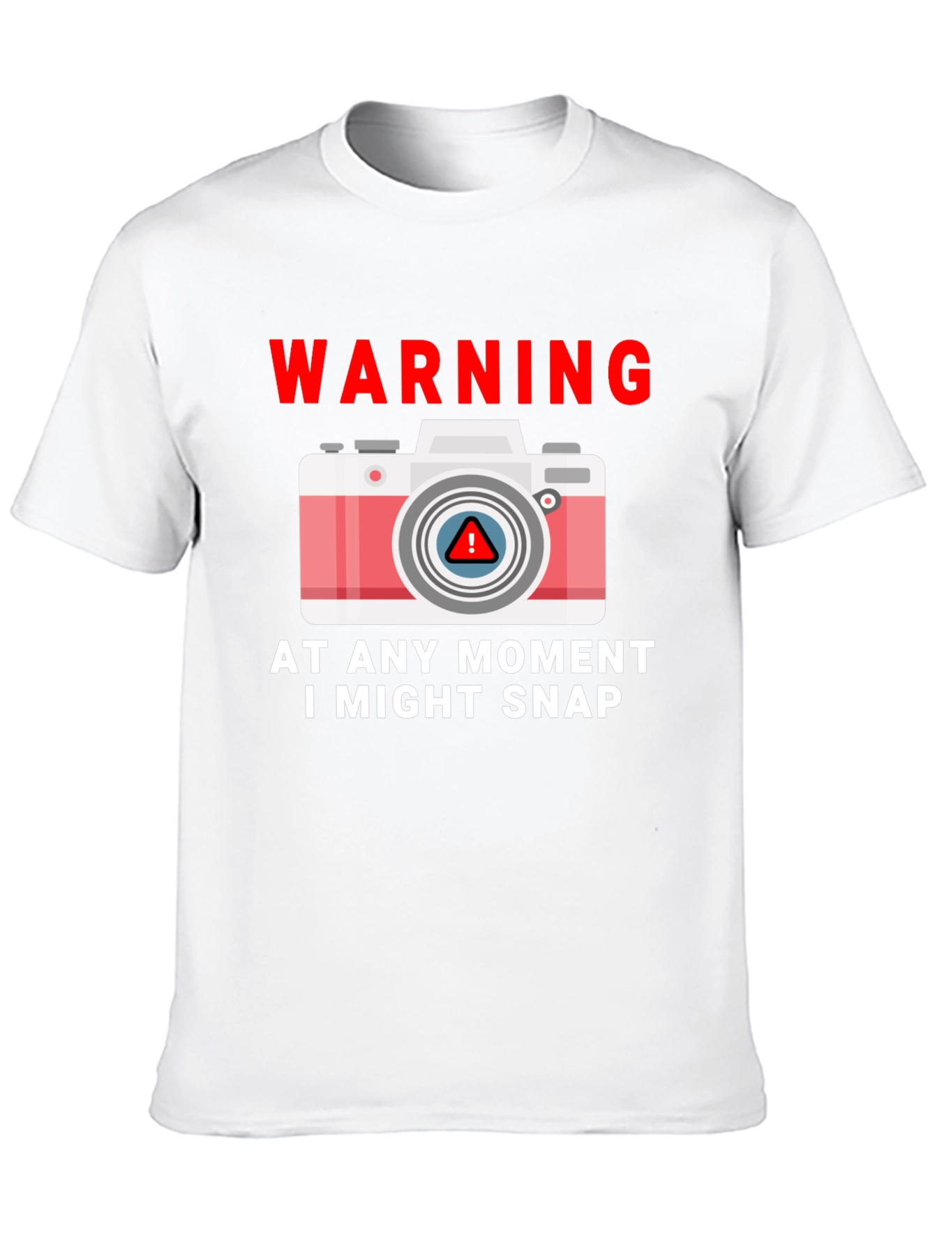 Warning Snap T-Shirt