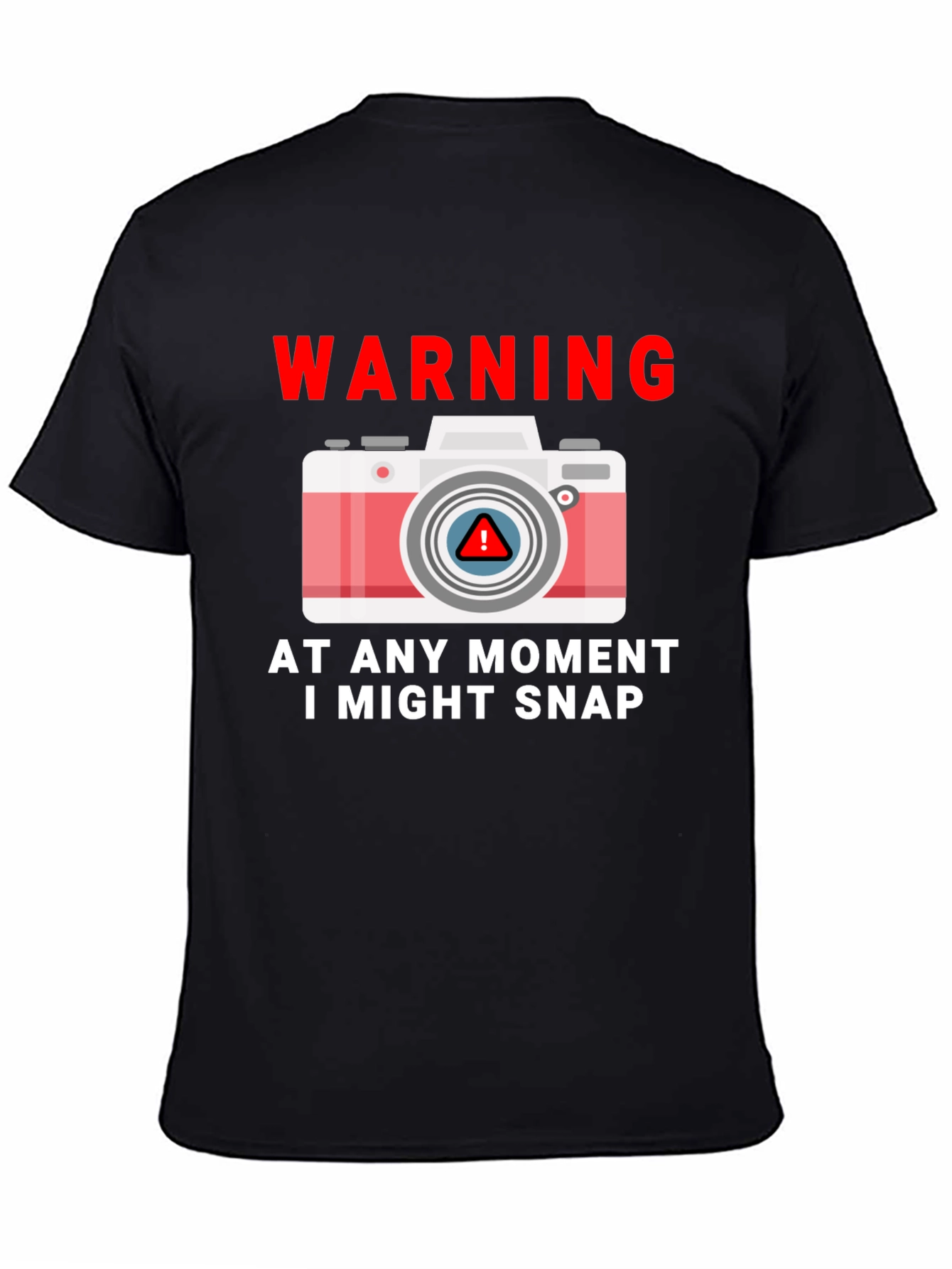 Warning Snap T-Shirt