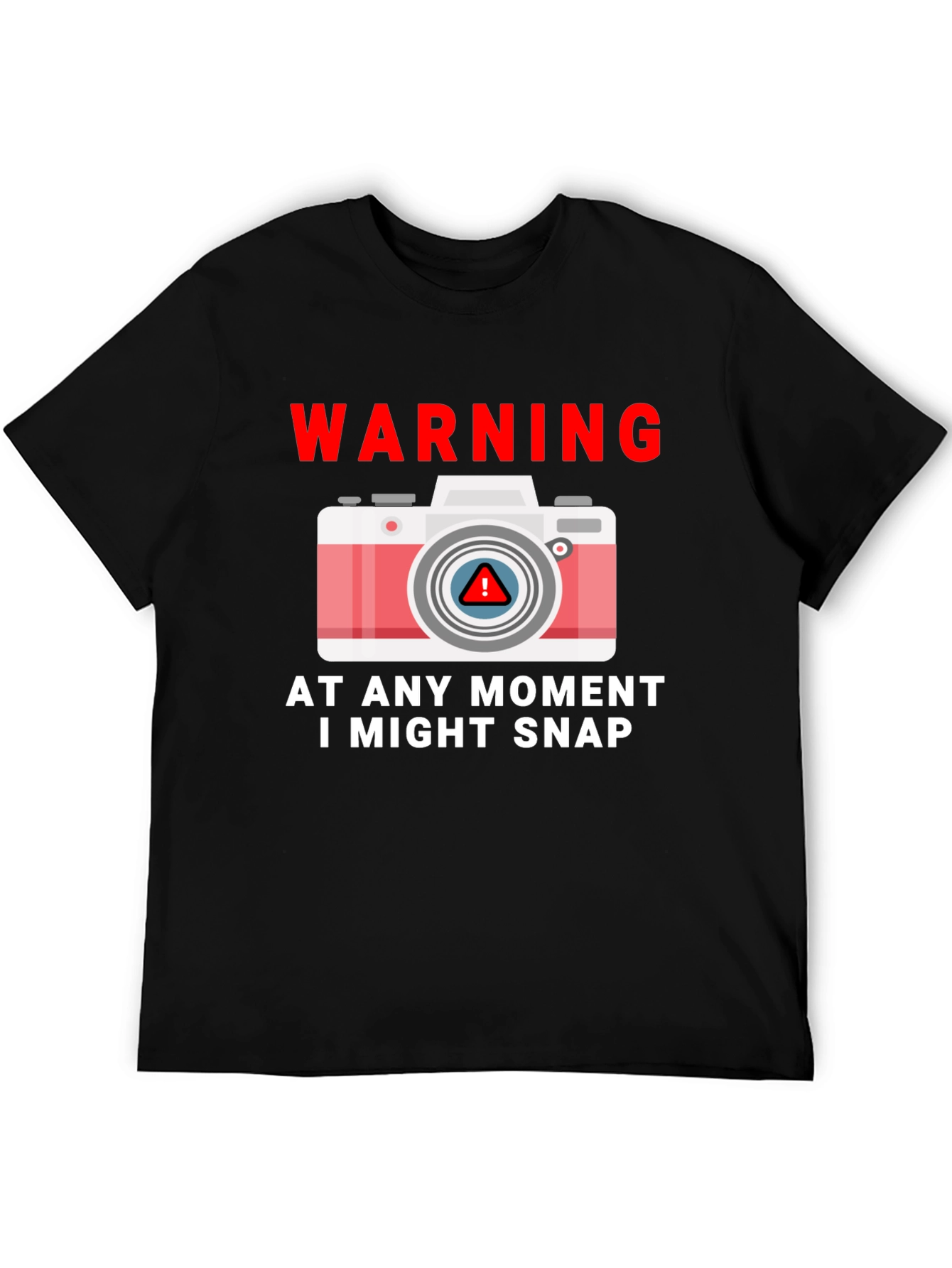 Warning Snap T-Shirt