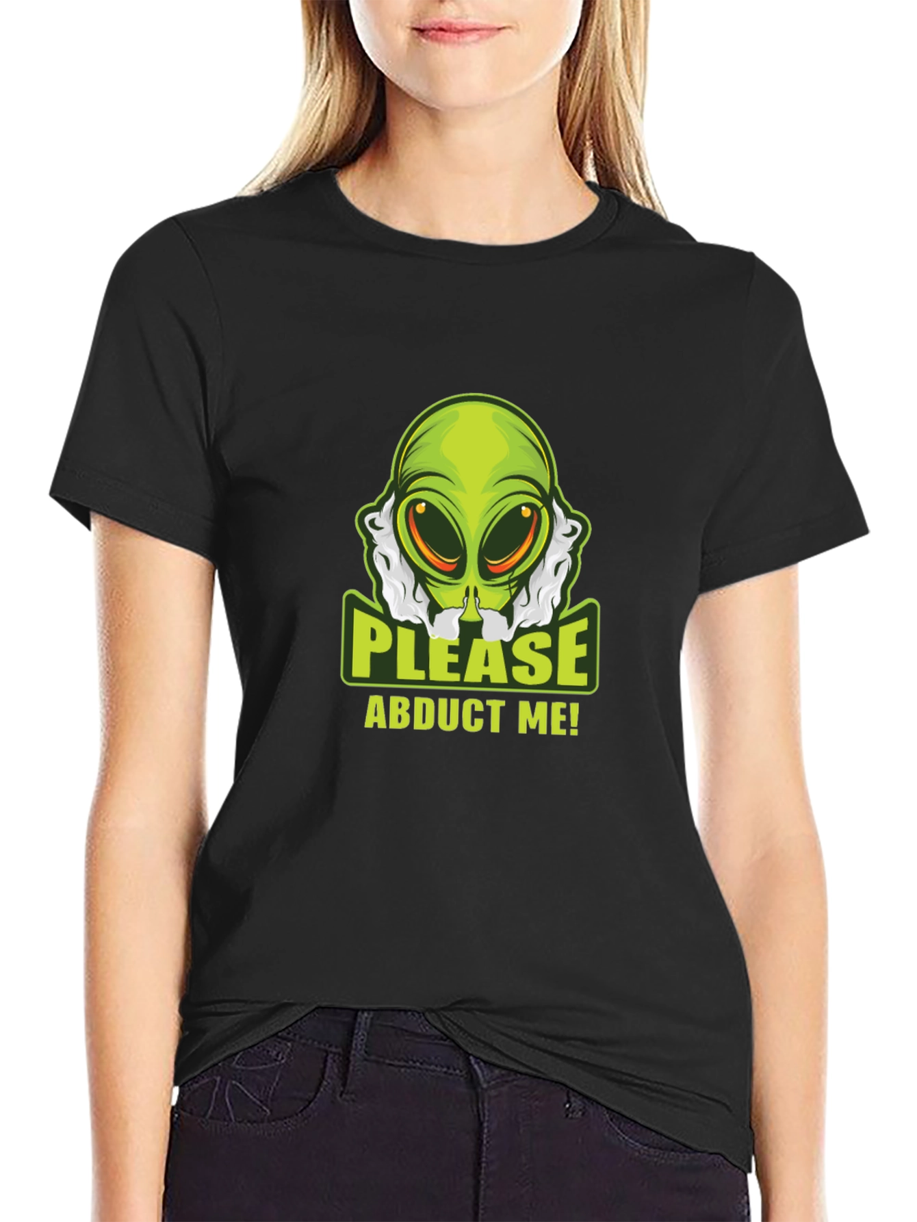 Alien Abduction T-Shirt - Please Abduct Me Tee