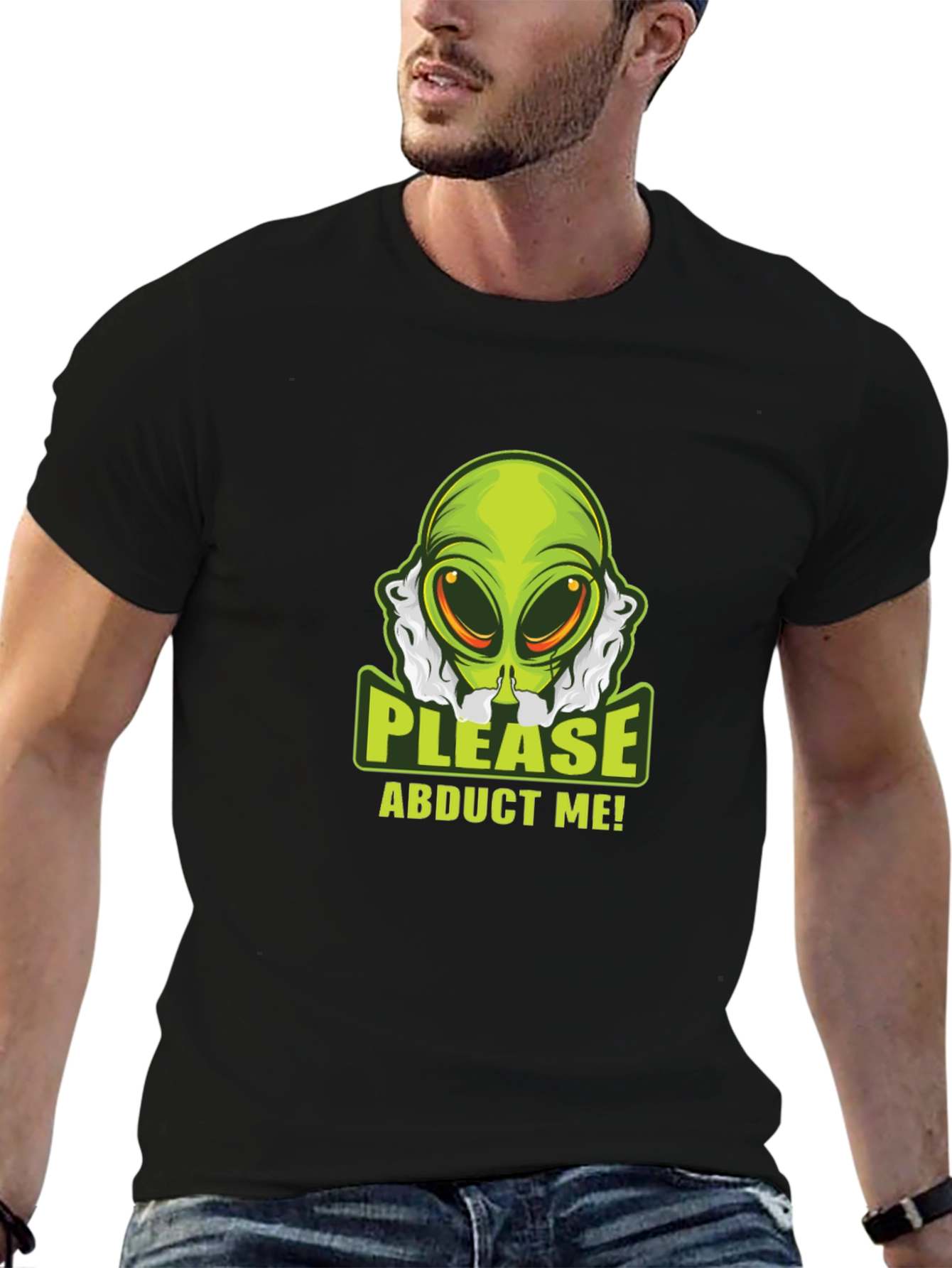 Alien Abduction T-Shirt - Please Abduct Me Tee