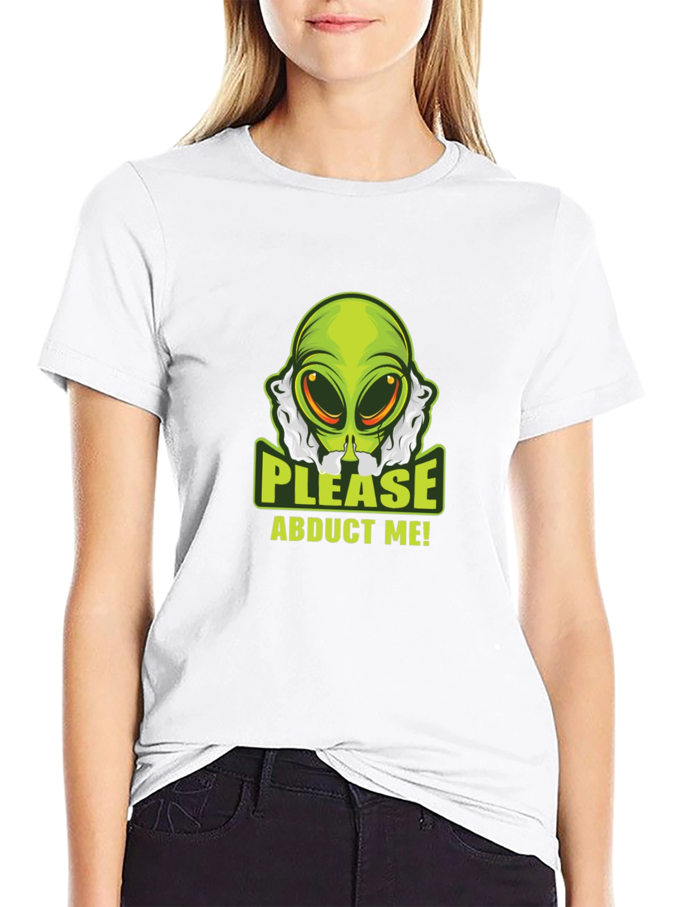 Alien Abduction T-Shirt - Please Abduct Me Tee