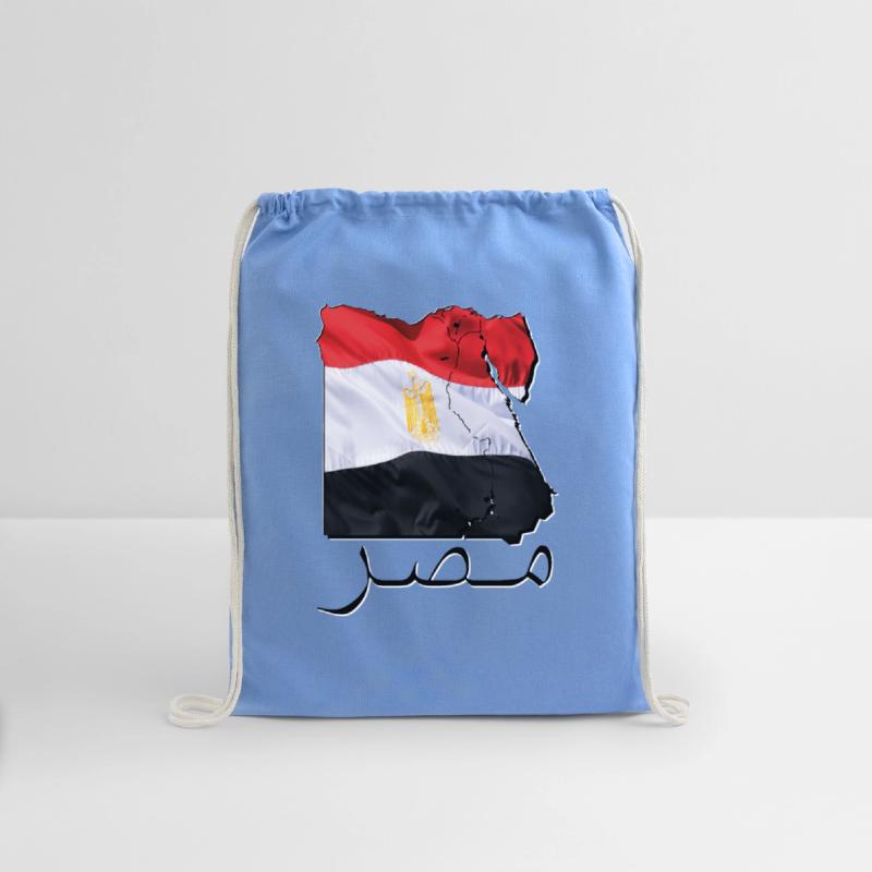 Egypt Flag in Egypt Map EG