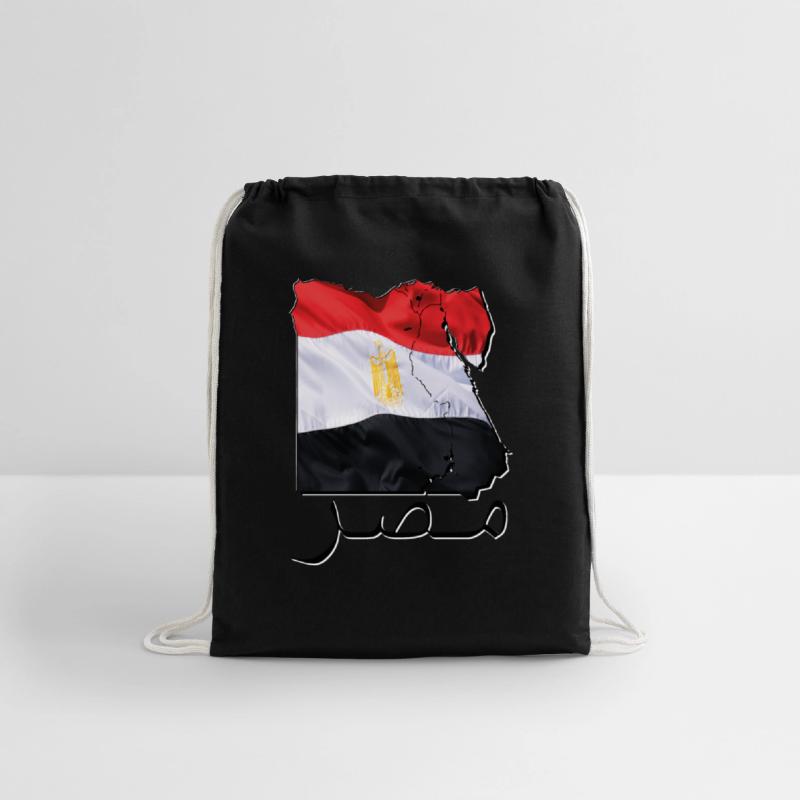 Egypt Flag in Egypt Map EG