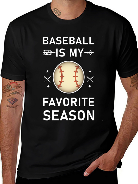 Baseball is My Favorite Season Graphic Tee