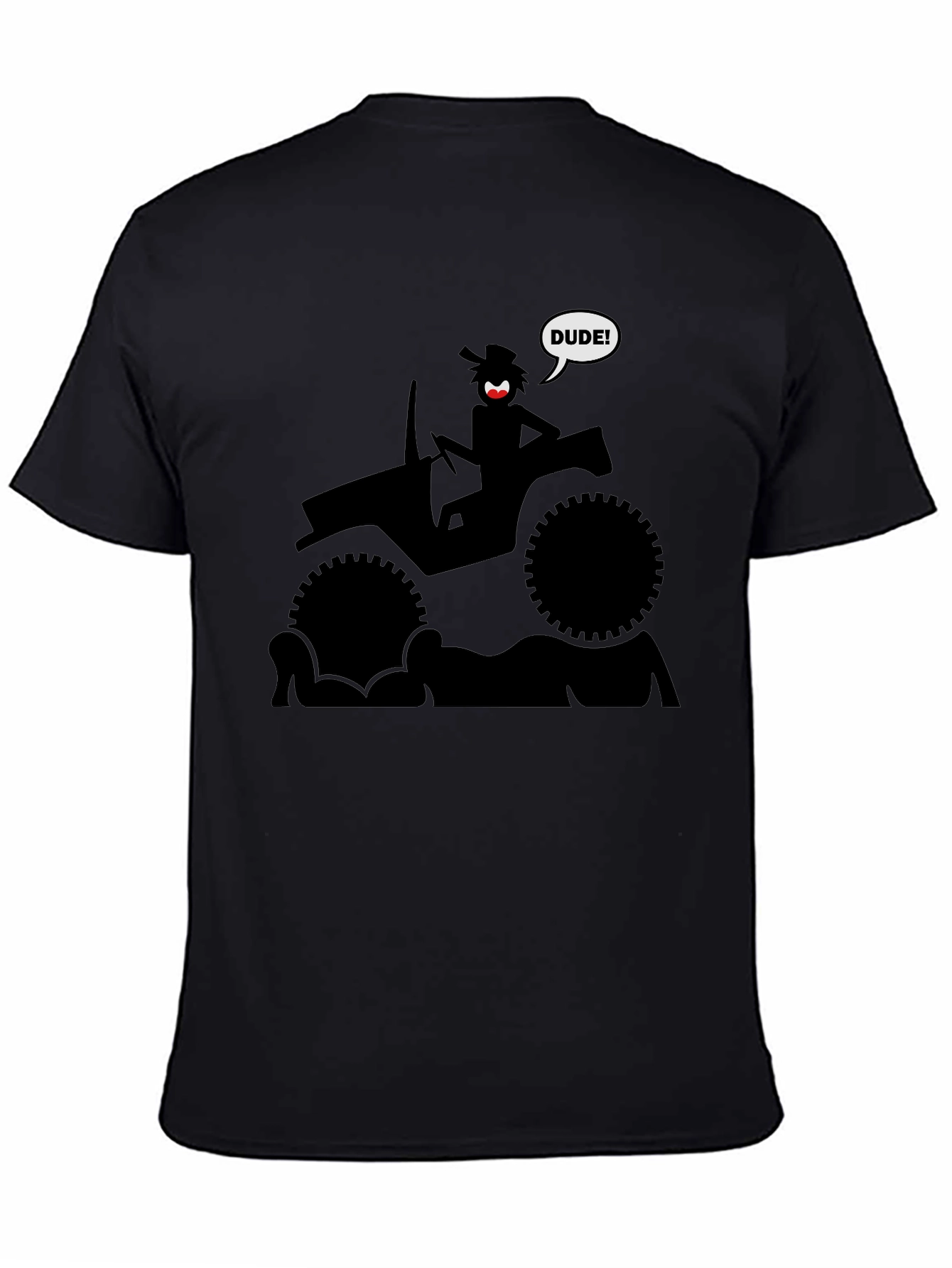 Off-Road Dude Graphic T-Shirt - Black