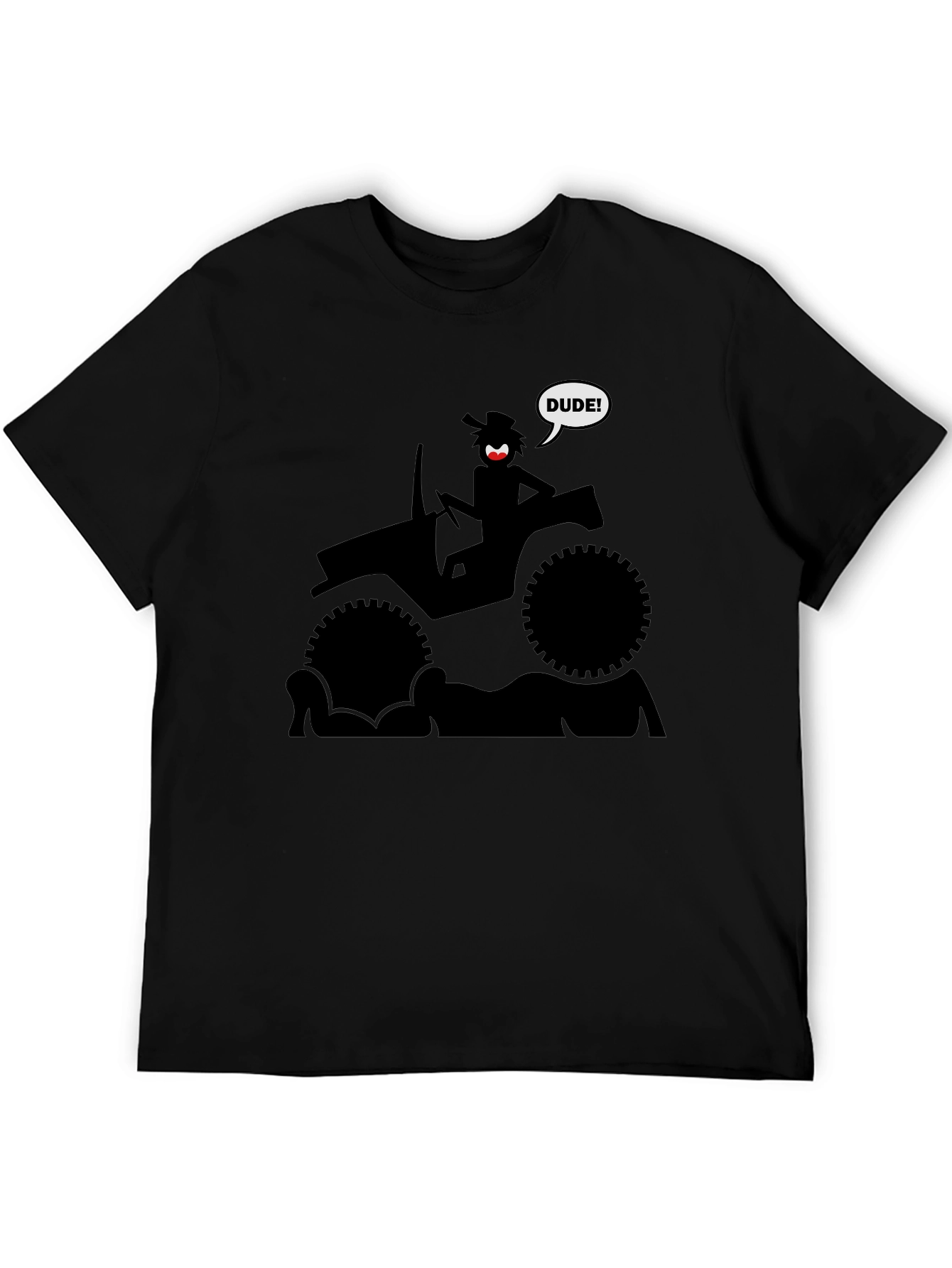 Off-Road Dude Graphic T-Shirt - Black