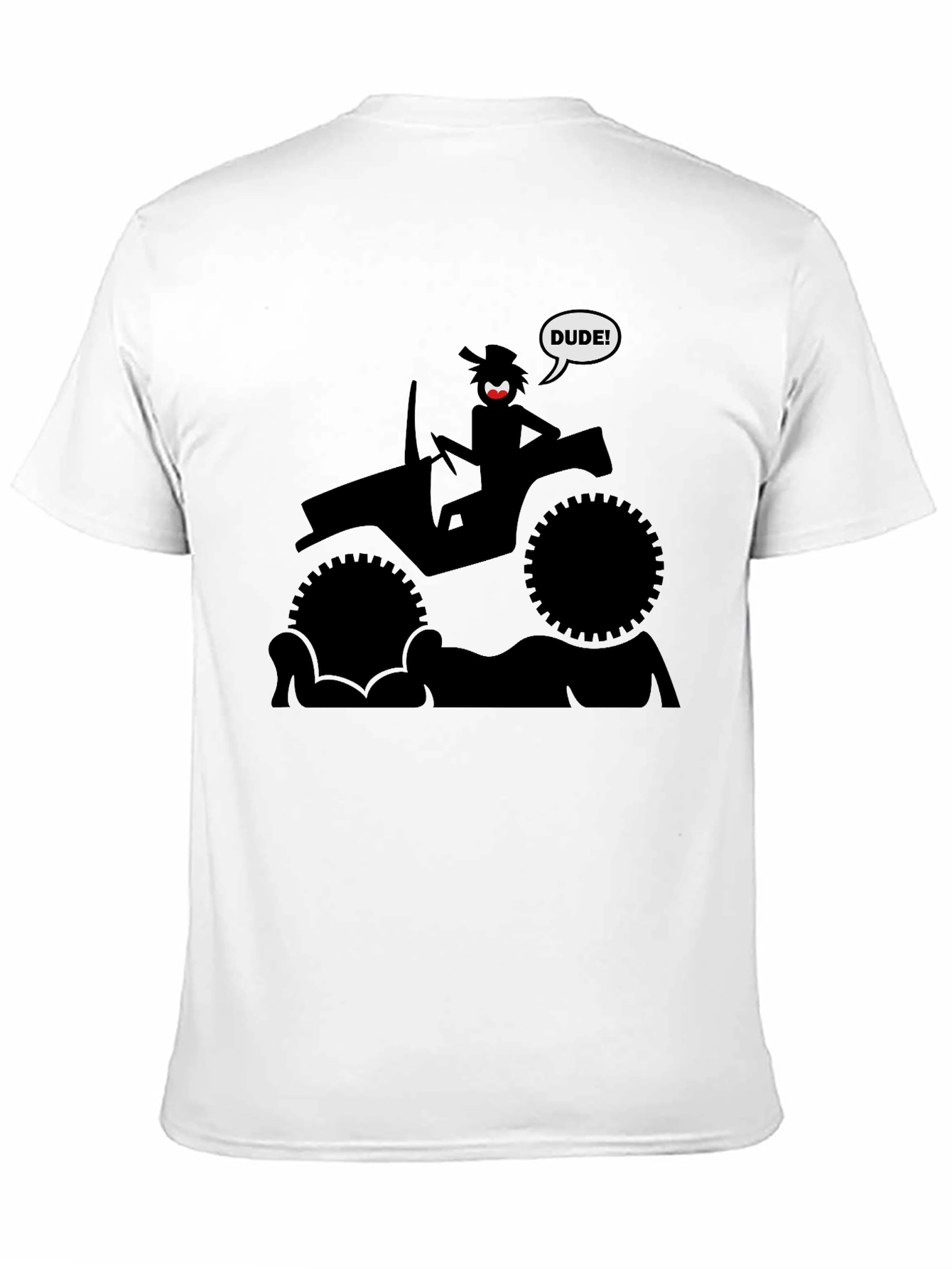 Off-Road Dude Graphic T-Shirt - Black