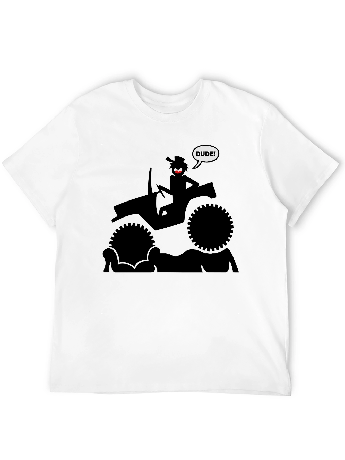 Off-Road Dude Graphic T-Shirt - Black