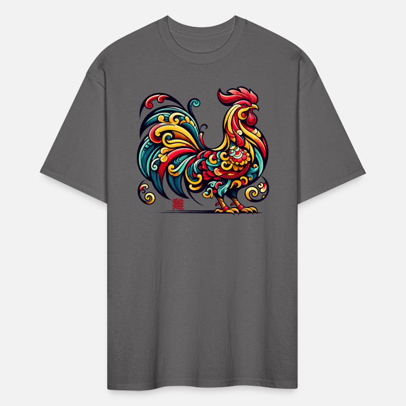 Elegant Chinese Zodiac Rooster Artistic Design