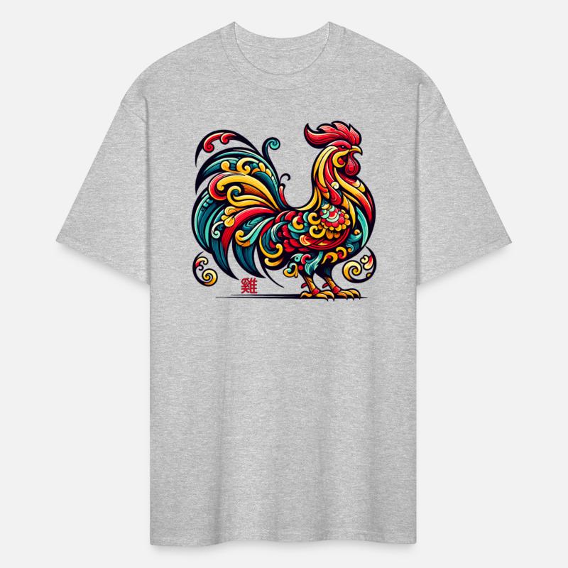 Elegant Chinese Zodiac Rooster Artistic Design