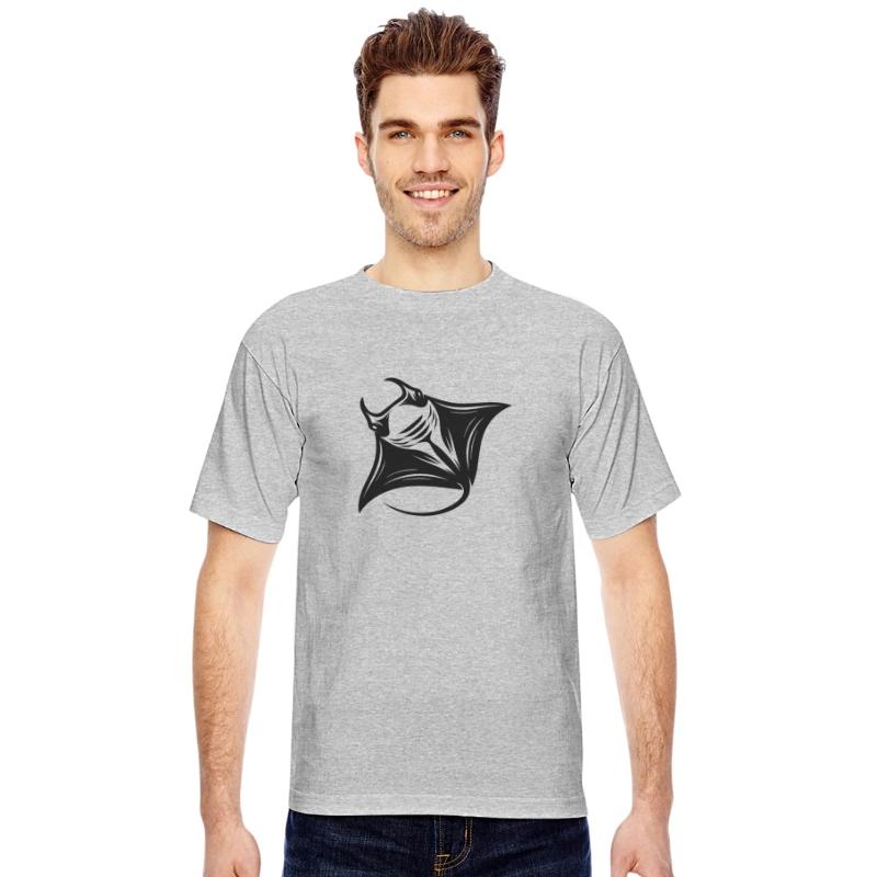 Elegant Giant Manta Ray In Flight