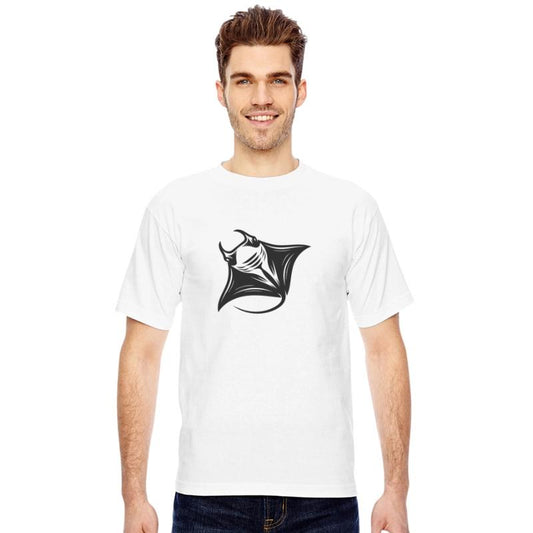 Elegant Giant Manta Ray In Flight