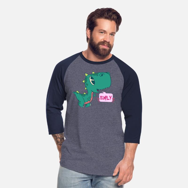 EMILY - Lovely girl name with cute dinosaur