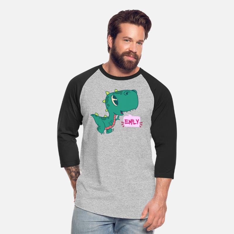EMILY - Lovely girl name with cute dinosaur