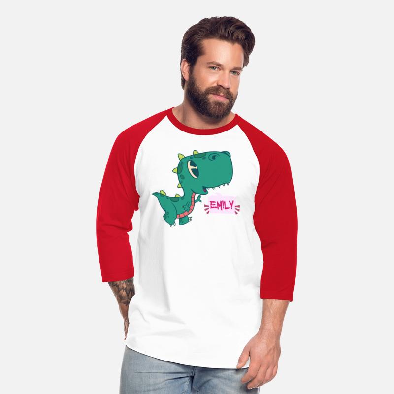 EMILY - Lovely girl name with cute dinosaur