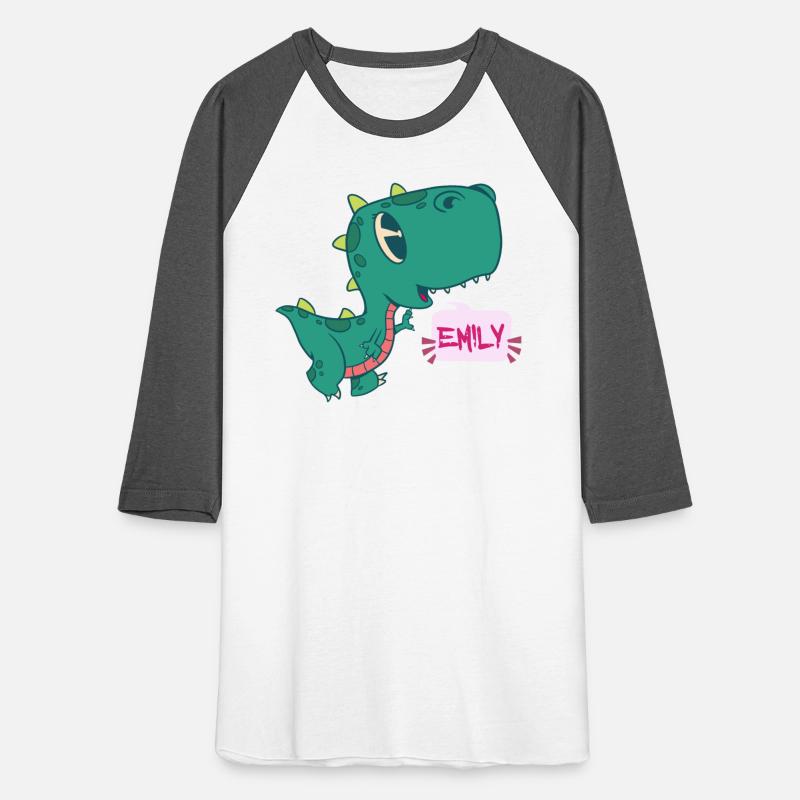 EMILY - Lovely girl name with cute dinosaur