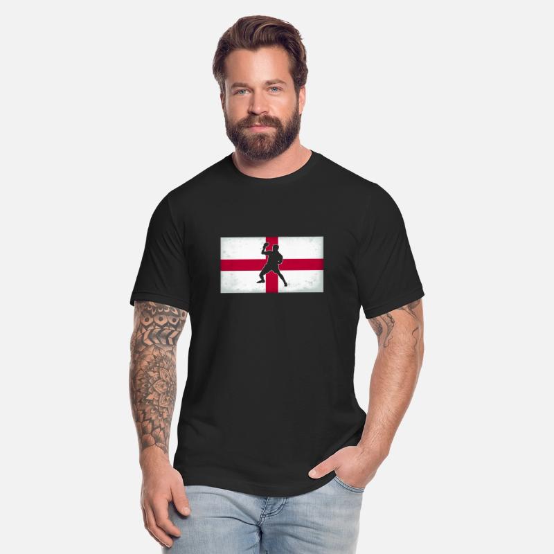 England Table Tennis Player English Flag