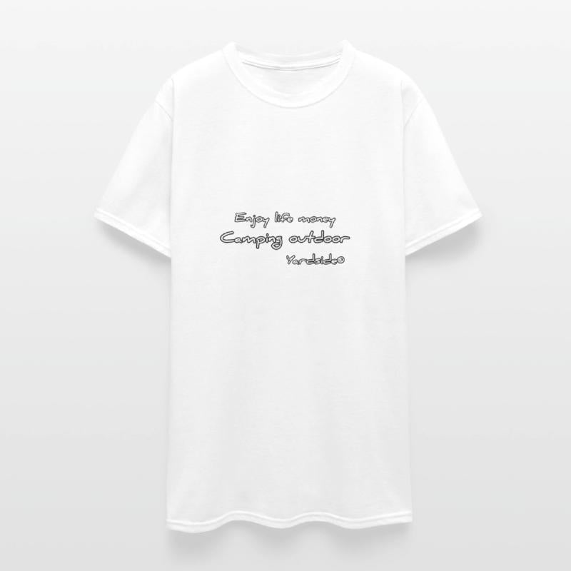 Enjoy life money Camping outdoor Yardside font