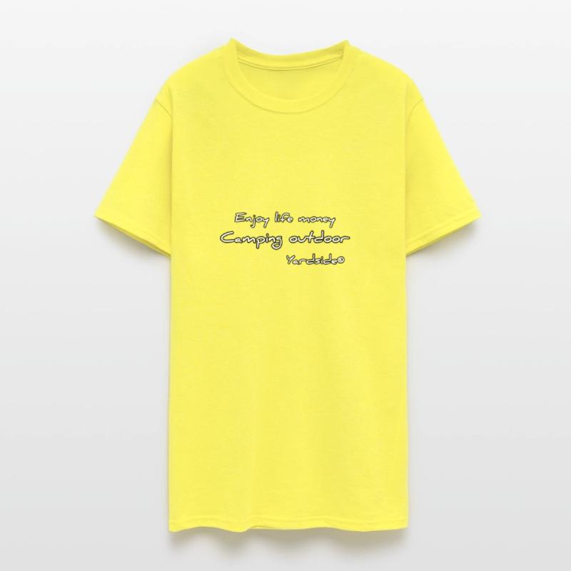 Enjoy life money Camping outdoor Yardside font