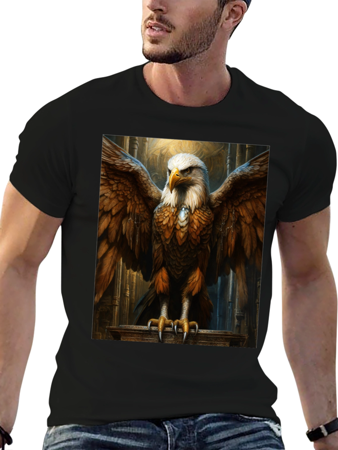 Majestic Eagle T-Shirt - Bold Graphic Tee