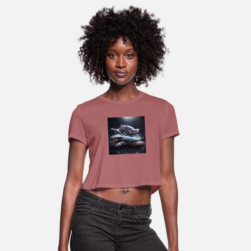 Ethereal Nexus: The Futuristic Starship Hangar"