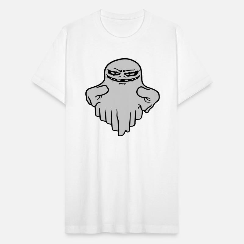 Evil floating ghost cartoon