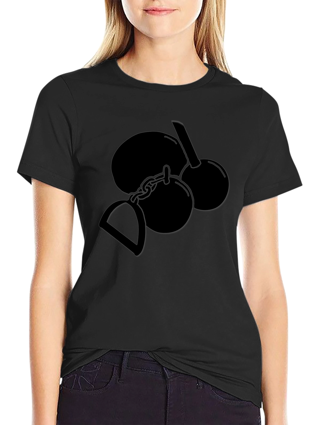 Novelty Gag Gift T-Shirt - Ball and Chain Design