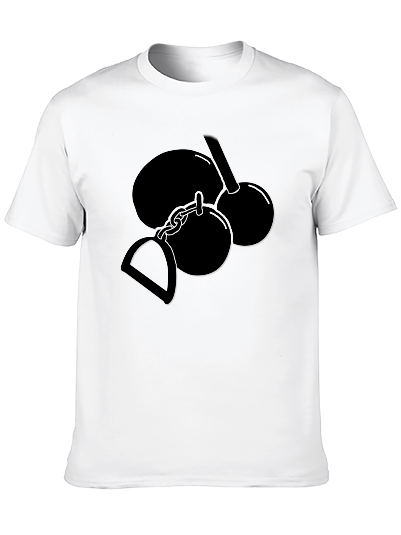 Novelty Gag Gift T-Shirt - Ball and Chain Design
